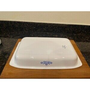 Corning Ware Blue Cornflower P-76-B Open Roaster